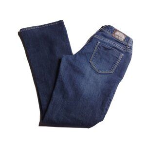 Maurices Jean Bootcut Size 7/8 Sandblasted Stretch Low Rise Denim Womens